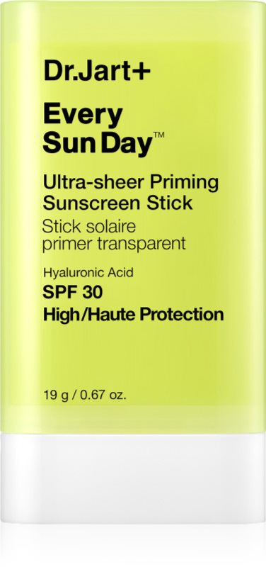 Dr. Jart+ Every Sun Day™ Ultra-Sheer Priming Sunscreen Stick SPF30 cremă pentru plaja stick SPF 30 19 g