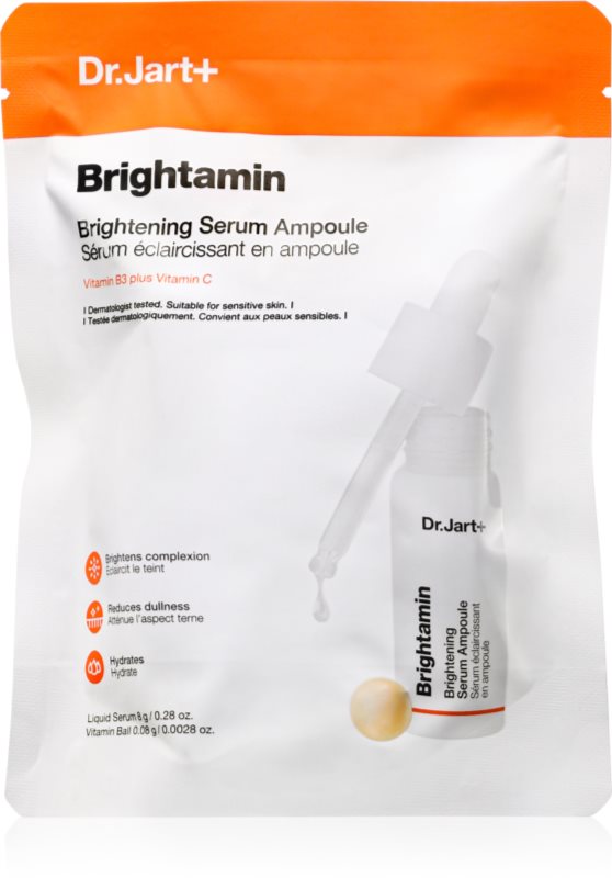 Dr. Jart+ Brightamin Brightening Serum Ampoule ser activ cu efect de iluminare cu vitamina C 8.08 g