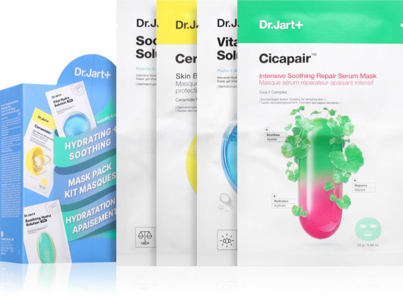 Dr. Jart+ Hydrating & Soothing Mask Kit set cadou