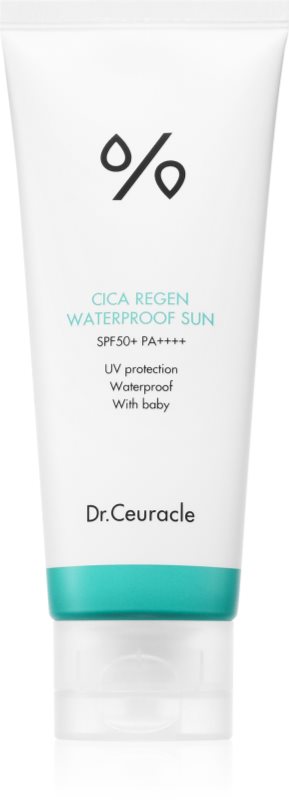Dr.Ceuracle Cica Regen Waterproof Sun protectie solara rezistenta la apa pentru fata SPF 50+ 100 ml