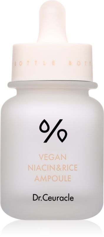 Dr.Ceuracle Vegan Niacin & Rice Ampoule ser cu efect iluminator pentru uniformizarea nuantei tenului 30 ml