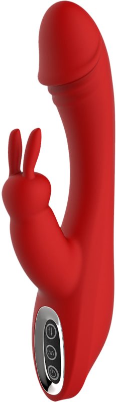 Dream Toys Red Revolution Artemis vibrator cu stimularea clitorisului red 20,5 cm