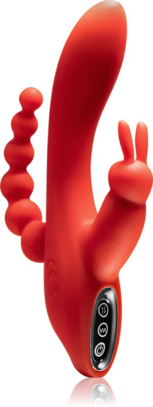 Dream Toys Red Revolution Hera vibrator cu stimularea clitorisului 21 cm