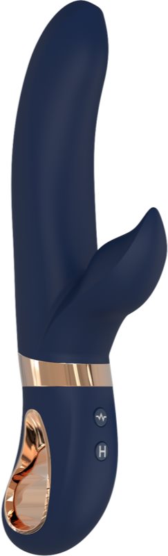 Dream Toys Goddess Collection Atropos vibrator cu stimularea clitorisului blue 22,5 cm