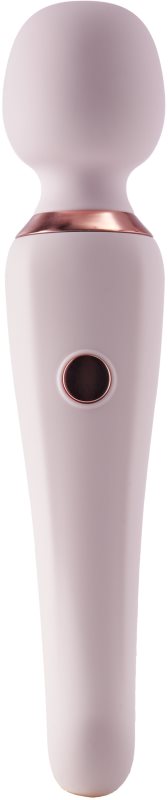 Dream Toys Vivre Nana cap de masaj și vibrator pink 19,7 cm