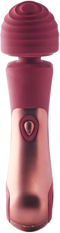 Dream Toys Dinky Jacky O. cap de masaj și vibrator purple 22,3 cm