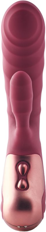 Dream Toys Dinky Jimmy K. Rabbit vibrator cu stimularea clitorisului 19 cm