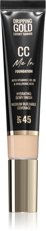 Dripping Gold CC Me In make-up cu textura usoara SPF 45