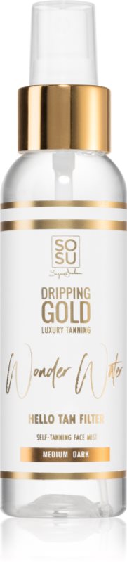 Dripping Gold Wonder Water Hello Tan Spray pentru protectie faciale