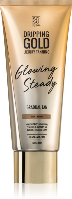 Dripping Gold Glowing Steady crema autobronzanta pentru bronzare treptata