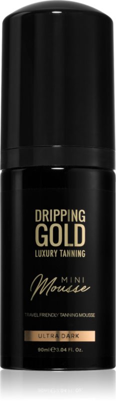 Dripping Gold Luxury Tanning Mini Mousse spumă bronzare pentru față și corp