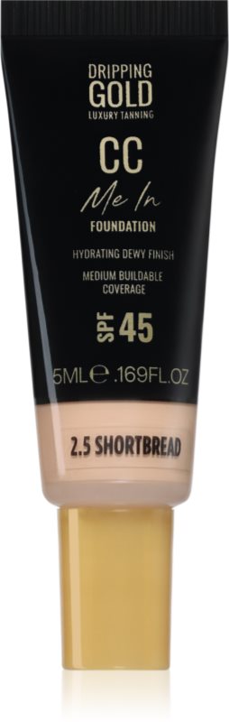 Dripping Gold CC Me In Mini Trial make-up cu textura usoara SPF 45