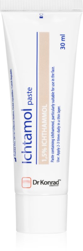 Dr Konrad Ichtamol Pasta pentru piele sensibila predispusa la acnee 30 ml