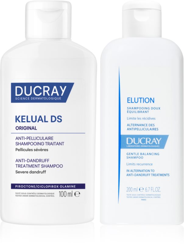 Ducray Kelual DS set pentru dermatită seboreică și cazuri severe de mătreață