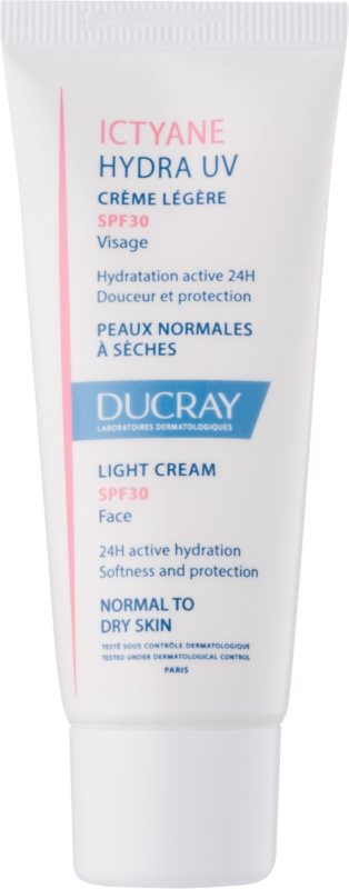 Ducray Ictyane cremă ușoară, pentru ten normal spre uscat SPF 30 40 ml