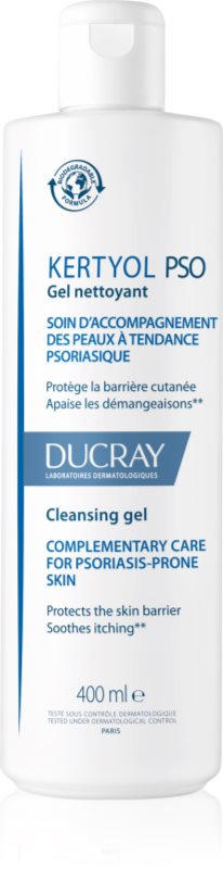 Ducray Kertyol P.S.O. gel de curatare pentru fata pentru psoriazis 400 ml