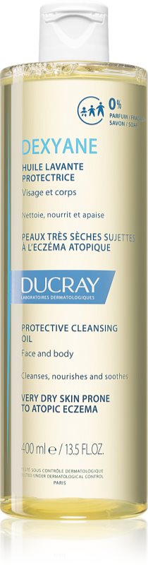 Ducray Dexyane ulei de curatare pentru piele foarte sensibila sau cu dermatita atopica 400 ml