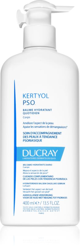 Ducray Kertyol P.S.O. balsam de corp hidratant impotriva iritatiilor si mancarimilor 400 ml