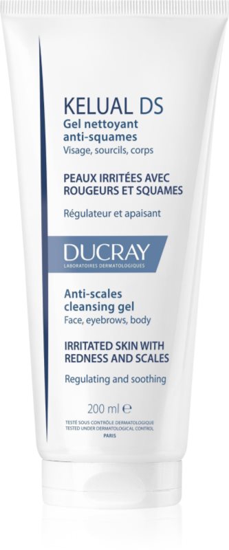 Ducray Kelual DS Anti-Scales Cleansing Gel gel de curățare pentru piele solzoasa si iritata 200 ml