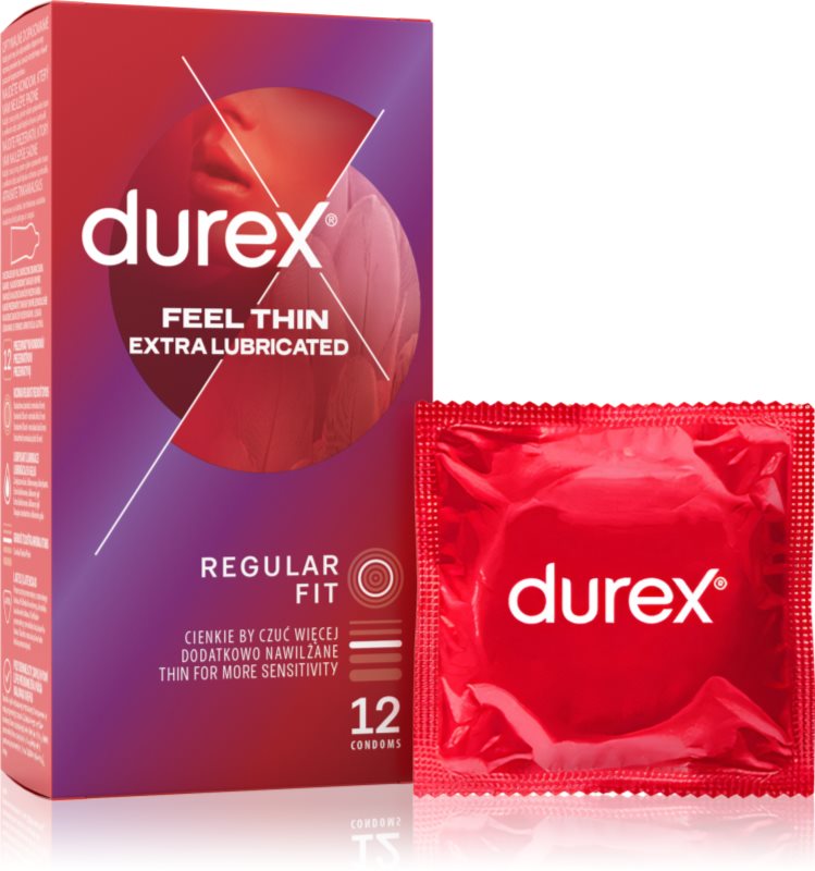 Durex Feel Thin Extra Lubricated prezervative
