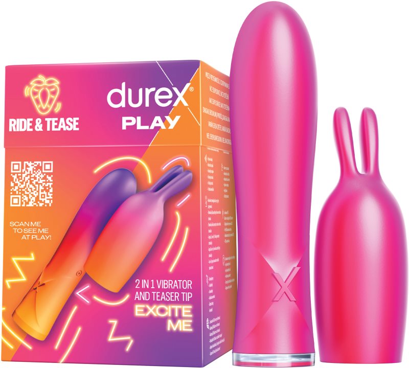 Durex Play Vibe & Tease vibrator cu stimularea clitorisului 1 buc