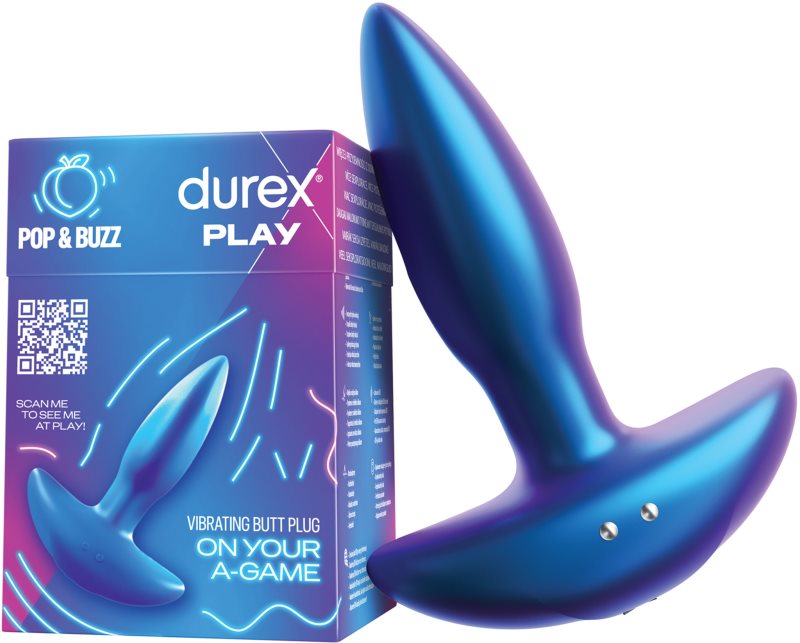Durex Play Pop & Buzz dop anal vibrator 1 buc