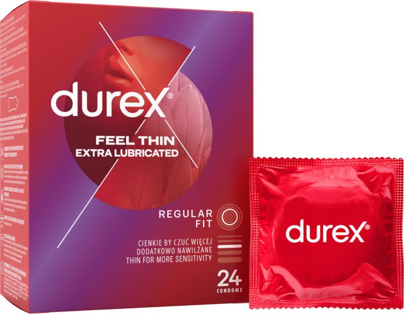 Durex Feel Thin Extra Lubricated prezervative