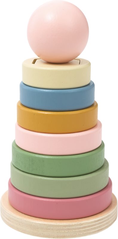 2Kids Toys Stacking Tower Toy inele inserabile 12m+ 1 buc