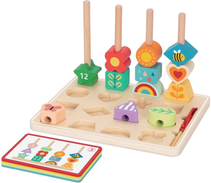2Kids Toys Card Sorting Game Meadow jucărie cu activități 18m+ 30 buc
