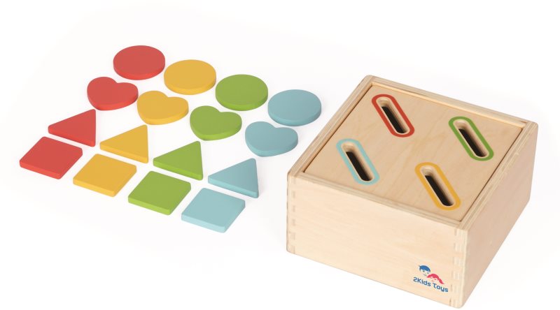 2Kids Toys Sorting Shapes and Colors jucărie cu activități 12m+ 1 buc