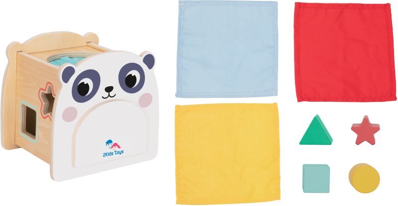 2Kids Toys Activity Cube Panda jucărie cu activități 3y+ 1 buc