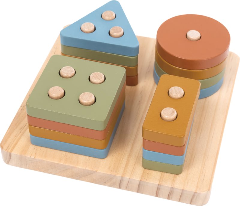 2Kids Toys Colourful Shape Sorter jucărie interactivă cu piese care se pot insera 12m+ 17 buc