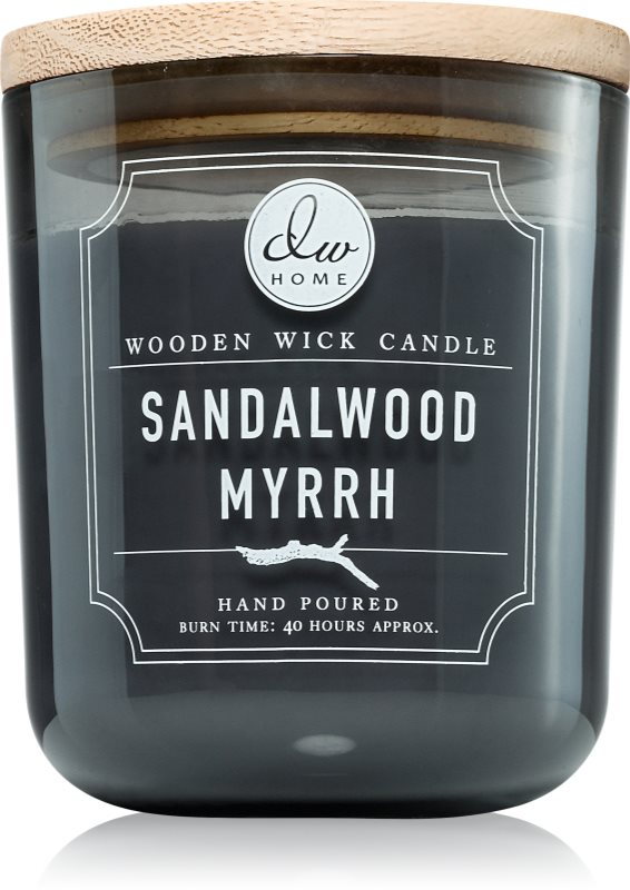 DW Home Signature Sandalwood Myrrh lumânare parfumată 326 g