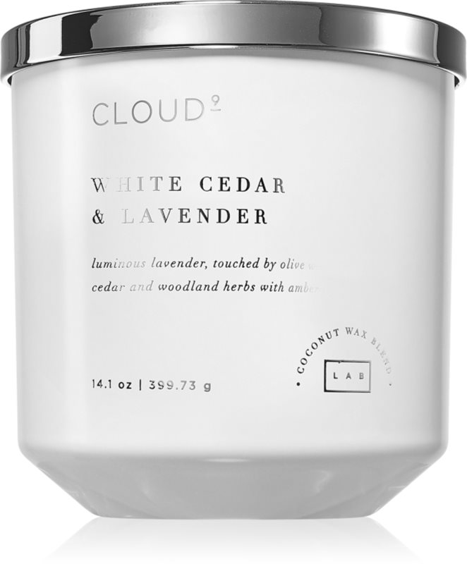 DW Home Cloud 9 White Cedar & Lavender lumânare parfumată 400 g
