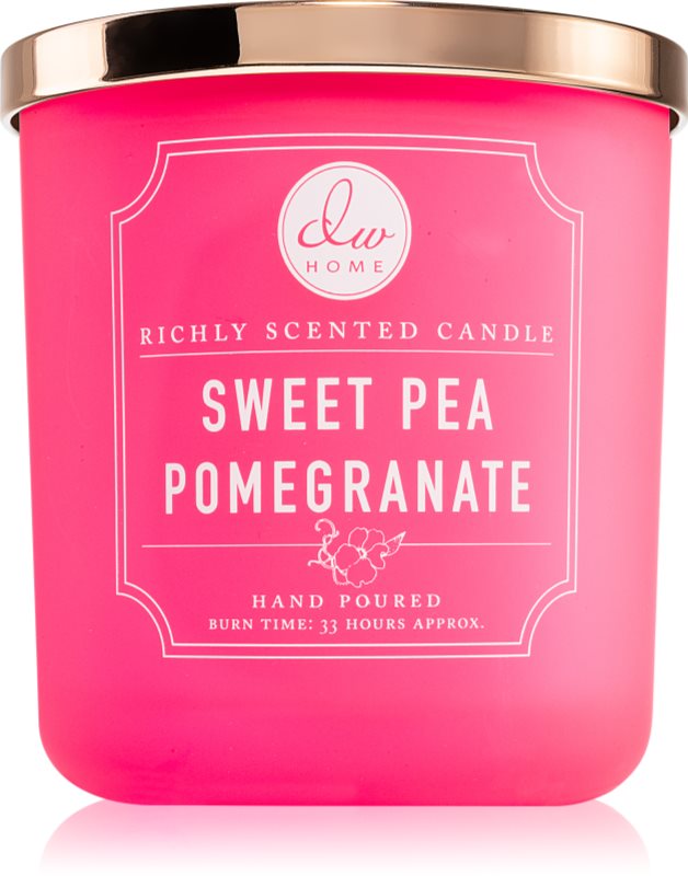 DW Home Signature Sweet Pea Pomegranate lumânare parfumată 264 g