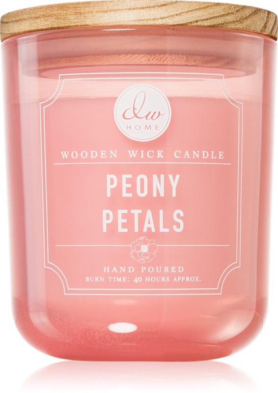 DW Home Signature Peony Petals lumânare parfumată 326 g