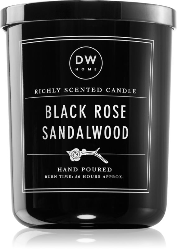 DW Home Signature Black Rose Sandalwood lumânare parfumată