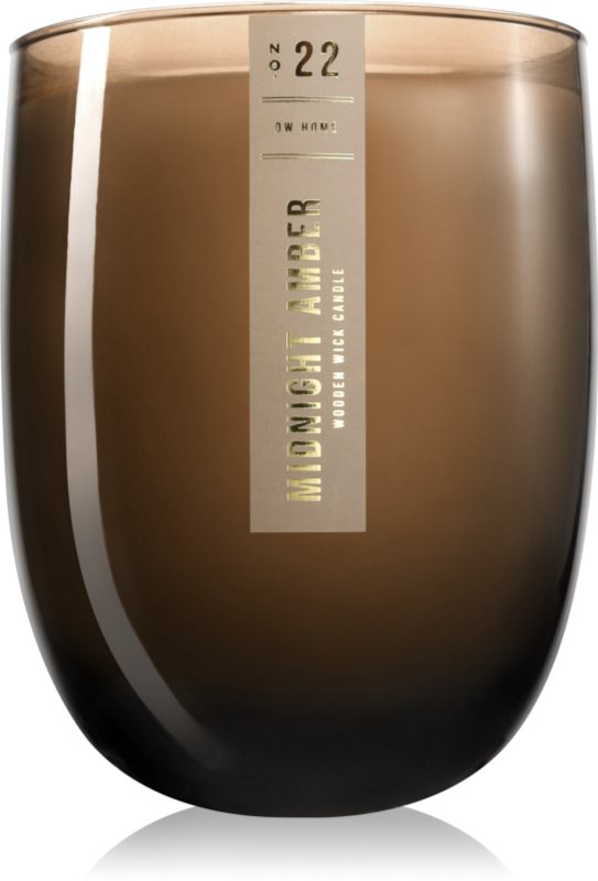 DW Home Wooden Wick Candles Midnight Amber lumânare parfumată 488 g