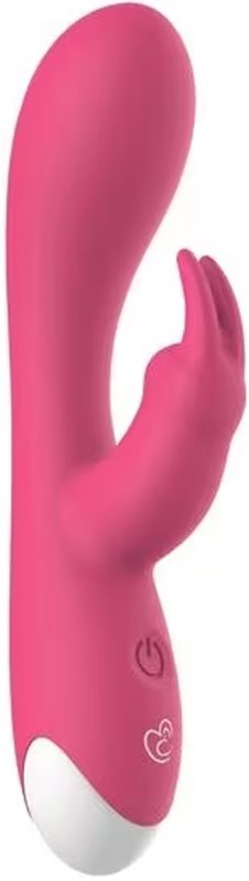 EasyToys Rabbit Play vibrator cu stimularea clitorisului 18 cm