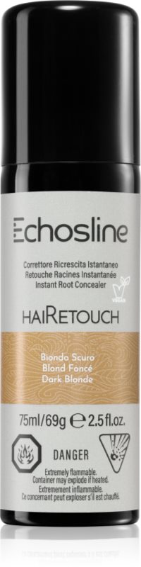 Echosline Hairetouch Hairtouch spray instant pentru camuflarea rădăcinilor crescute Dark Blonde 75 ml