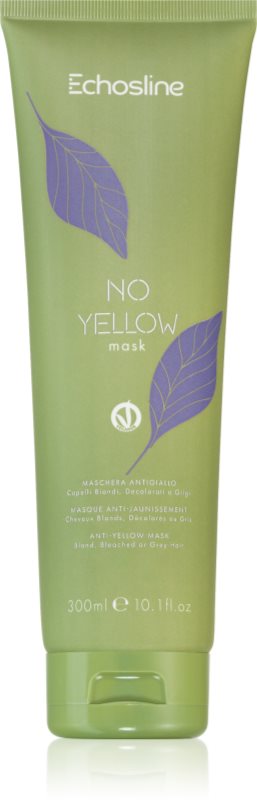 Echosline No Yellow Mask Masca de par neutralizeaza tonurile de galben