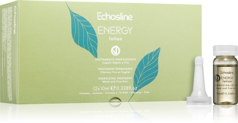 Echosline ENERGY LOTION fiolă impotriva caderii parului 12x10 ml