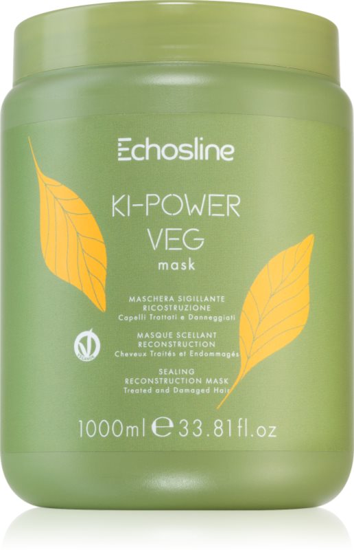 Echosline Ki-Power Veg Mask masca pentru regenerare pentru par deteriorat