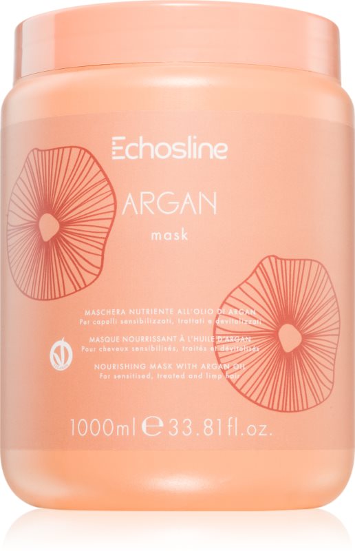 Echosline Argan mask Mască nutritivă pentru păr neted și lucios cu ulei de argan