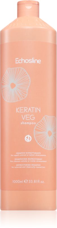 Echosline Keratin veg Shampoo sampon hranitor pentru intarirea firului de par cu aminoacizi
