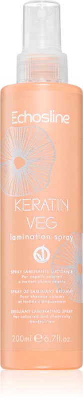 Echosline Keratin veg Lamination Spray spray cu efect de strălucire pentru un par stralucitor si catifelat 200 ml