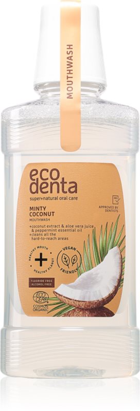 Ecodenta Minty Coconut apă de gură cu cocos 250 ml