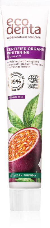 Ecodenta Certified Organic pasta de dinti pentru albire 75 ml