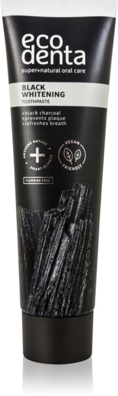 Ecodenta Expert Black Whitening Pasta de dinti pentru albire neagra fara flor 100 ml