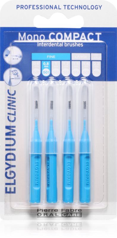 Elgydium Mono Compact perie interdentara Blue 4 buc